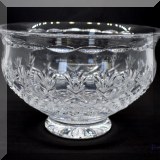 G14. Waterford Crystal bowl. 5”h x 8”w - $34